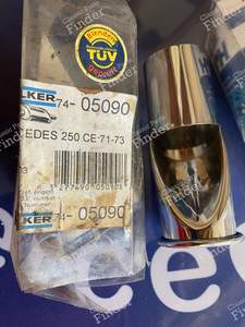 2 chrome-plated exhaust tailpipes - MERCEDES BENZ /8 (W114 / W115) - thumb-1