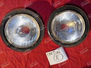 Pair of headlights - RENAULT 4 / 3 / F (R4) - thumb-1