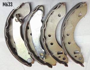 Set of 4 shoes for rear drum brakes. - FORD Escort / Orion (MK3 & 4) - MO 464- thumb-1