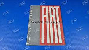 Fascicule brochure publicitaire - FIAT 508 Balilla