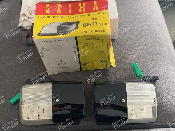 Feux de recul et de plaques - RENAULT 5 / 7 (R5 / Siete) - 40300- 0