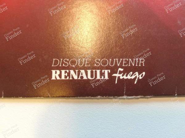 Disc Souvenir lancement de la Fuego - RENAULT Fuego - 2C 108-01.237- 4
