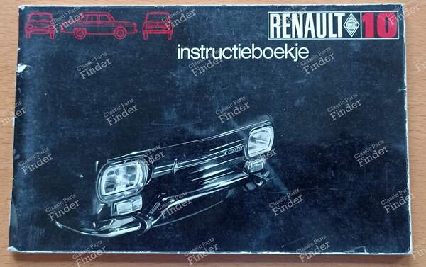 Wartungsanleitung - RENAULT 10 (R10) - 7701428329- 0