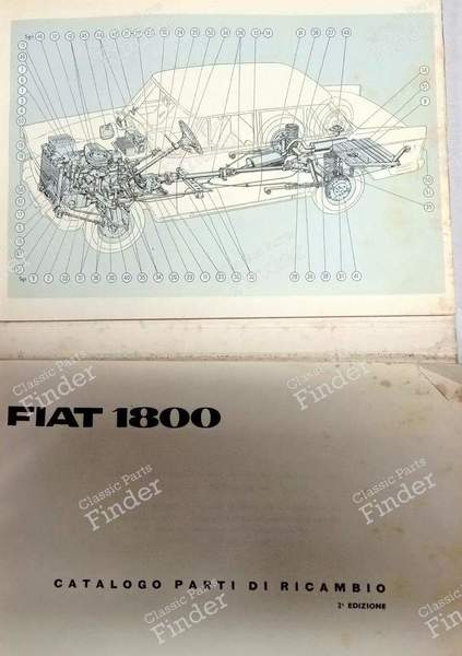 Catalogue de pièces détachées - FIAT 1800 / 2100 - 110.275- 1