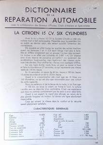 SERVICE 1939 technical review - CITROËN Traction Avant (7 / 11 / 15) - 05/1939- thumb-1