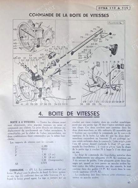 SERVICE 1952 technical review - PANHARD & LEVASSOR Dyna X - 09/1952- 4