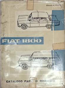 Spare parts catalog for FIAT 1800 / 2100