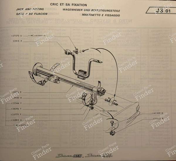 Jack - SIMCA 1300 / 1500 / 1301 / 1501 - 25778E- 6