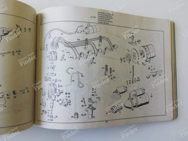 Ersatzteilhandbuch – „Katalog B“ 1967 - MERCEDES BENZ W110 - 12118- 5