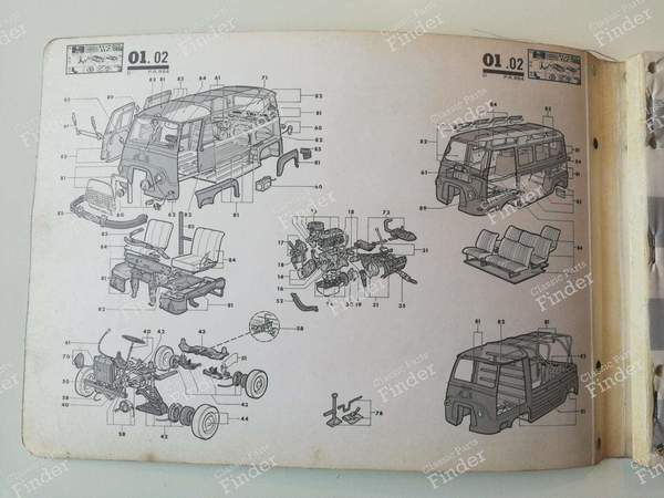 P.R. 884 - Ersatzteilkatalog - RENAULT Estafette / Hi-boy / Petit-Panel - 7701435674- 1