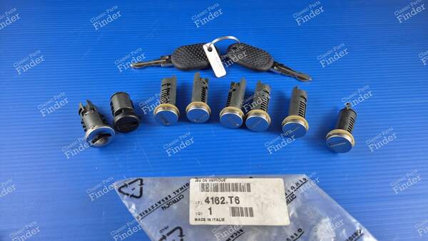 Complete 8-piece lock cylinder set with 2 keys - PEUGEOT Boxer - 4162T6- 0