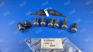 Complete 8-piece lock cylinder set with 2 keys - PEUGEOT Boxer