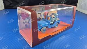 Jeep from the album 'Objectif Lune' (Tintin) - JEEP Willys (MB/MC) / CJ (-2/-2A/-3A/-3B)
