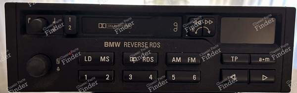 Radio with RDS cassette deck - BMW 3 (E30) - R1032528 / 7643836340- 0