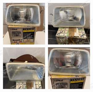 Pair of headlights - RENAULT 5 / 7 (R5 / Siete) - 470150 / 061736 (D) / 470149 / 061735 (G)- thumb-0