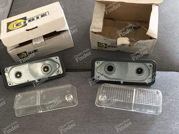 Clignotants / Veilleuses blancs - RENAULT 12 / Virage (R12) - 3076A- 1