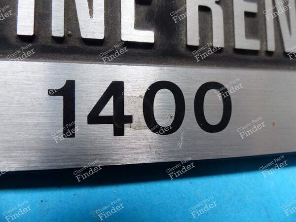 Original "ALPINE RENAULT 1400" Emblem - ALPINE A110 - 6000006051- 2