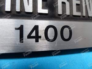 Original "ALPINE RENAULT 1400" Emblem - ALPINE A110 - 6000006051- thumb-2