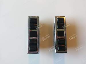 Lot de deux boutons commutateurs pour vitres électriques - MERCEDES BENZ /8 (W114 / W115) - A0018214951 / A0018215051- thumb-0