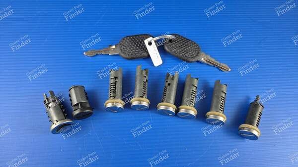 Complete 8-piece lock cylinder set with 2 keys - PEUGEOT Boxer - 4162T6- 3