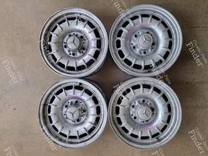 SET OF 4 'BAROCK' WHEELS - MERCEDES BENZ SL (R107)