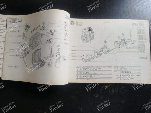 Spare Parts Manual - PR1020, 3rd Edition - RENAULT 20 / 30 (R20 / R30) - 7701442392- 2