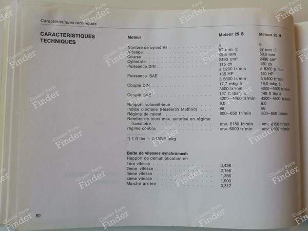 Wartungshandbuch - OPEL Rekord (D) / Commodore (B) - 08980231- 8