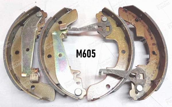 Set of 4 shoes for rear drum brakes - PEUGEOT 305 - MO.494- 0