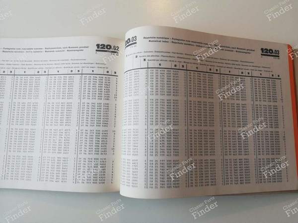 P.R. 932 - Catalogue de pièces de rechange - RENAULT 6 (R6) - 7701429816- 9