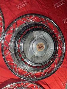 Ein Set zu 4 Radkappen mit Schmetterlingen - CITROËN DS / ID - thumb-6