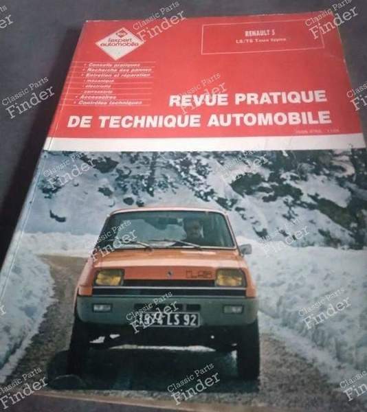 Revue technique pour Renault 5 LS et TS - RENAULT 5 / 7 (R5 / Siete) - Numéro 105- 0