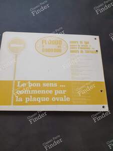 Spare Parts Catalog - RENAULT 16 (R16) - PR820- thumb-1