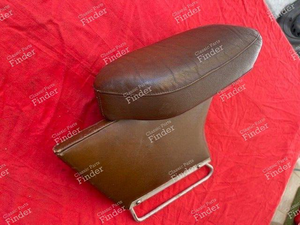 Original DS PALLAS tan leather central armrest - CITROËN DS / ID
