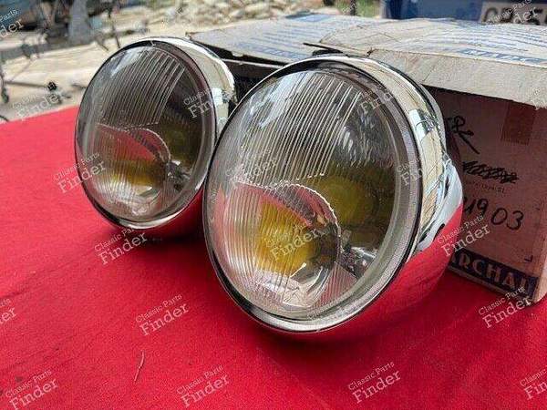 Two MARCHAL AMPLILUX headlights for DS/ID, or others - CITROËN DS / ID - 61282203 (?)- 5
