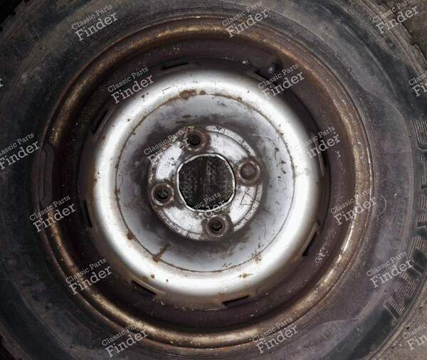 4 jantes en acier - RENAULT 9 / Alliance / Broadway / 11 / Encore (R9 / R11) - 9345- 4