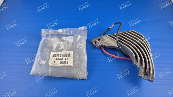Résistance de ventilation d'habitacle - PEUGEOT 306 - 6441A1 / 74.016.601.3F.02- 0