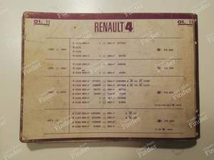P.R. 808 - Dernière édition - RENAULT 4 / 3 / F (R4) - 7701430219- thumb-9