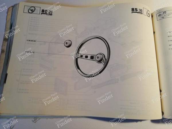 Spare parts catalog for R15 TL and TS - RENAULT 15 / 17 (R15 - R17) - P.R. 960 / 7701432017- 5