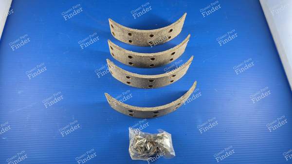 Satz von 4 Bremsbackenbelägen für die Hinterradbremse - RENAULT 15 / 17 (R15 - R17) - 520534- 3