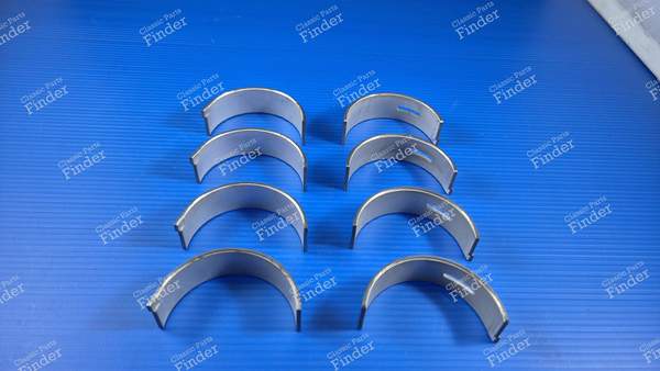 Set of 8 half connecting rod bearings - Douvrin engine - PEUGEOT 505 - 060649- 1