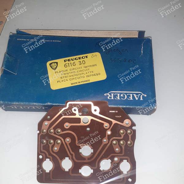 Leiterplatte für das Armaturenbrett 204 und 304 - PEUGEOT 204 - 6116.30- 0