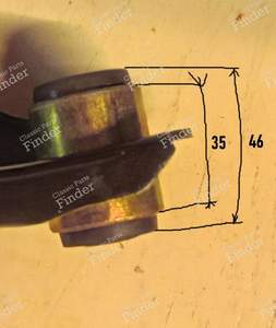 Lower left front triangle Renault R9, R11, R21 - RENAULT 9 / Alliance / Broadway / 11 / Encore (R9 / R11) - SB8378- thumb-2
