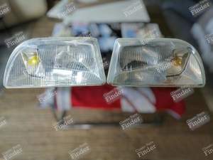 Pair of headlamps for CX phase 2 GTI, GTI Turbo, Turbo D, Turbo 2, Limousine, Prestige - CITROËN CX