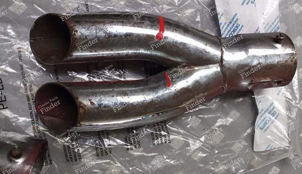 Lot von 2 doppelten Topfausläufern - FORD Mustang I (serie 1, 2 & 3) - 3