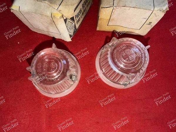 Pair of turn signal studs - RENAULT 4 / 3 / F (R4) - 6727 / 51105- 1