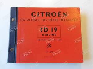 Catalogue des pièces détachées pour ID 19 berline pour CITROËN DS / ID