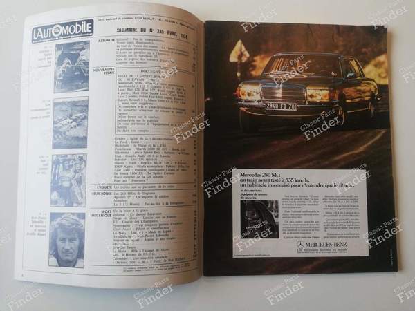 L'Automobile Magazine - Avril 1974 - FORD Escort (MK2) - #335- 1