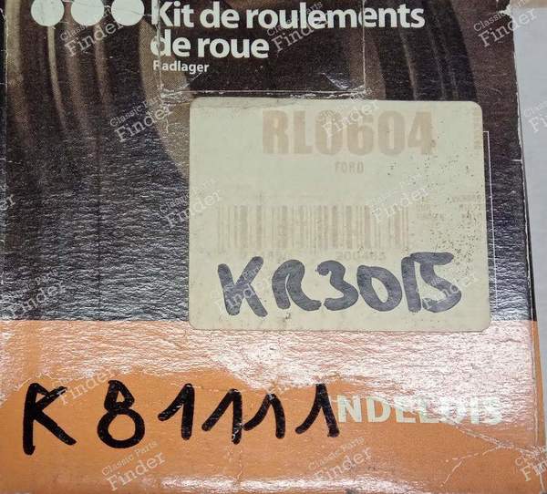 Kit roulements Avant droite/gauche - FORD Escort / Orion (MK3 & 4) - RL0604- 2