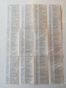 Road maps including FORD Germany network (late 50s-early 60s) - FORD Taunus 17M / 20M (P5) - thumb-2
