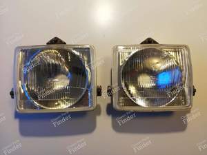 Set of two headlight lenses for PEUGEOT 104 / 104 Z
